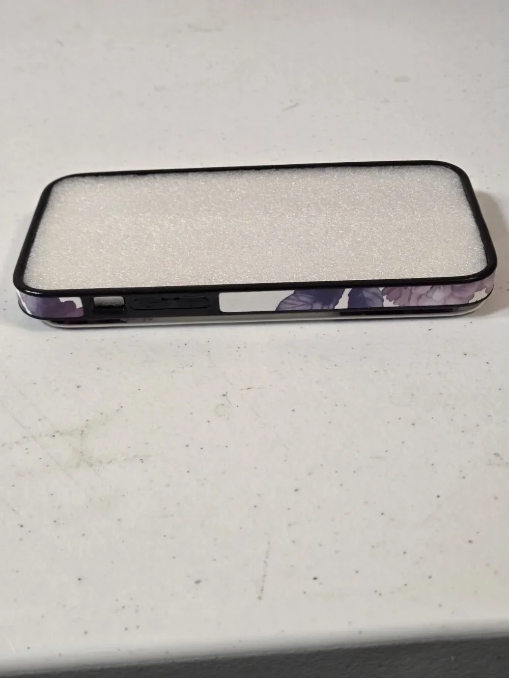 GOODON iPhone 15 Plus Wallet Case‎ Purple Floral Flip Cover Card Holder New